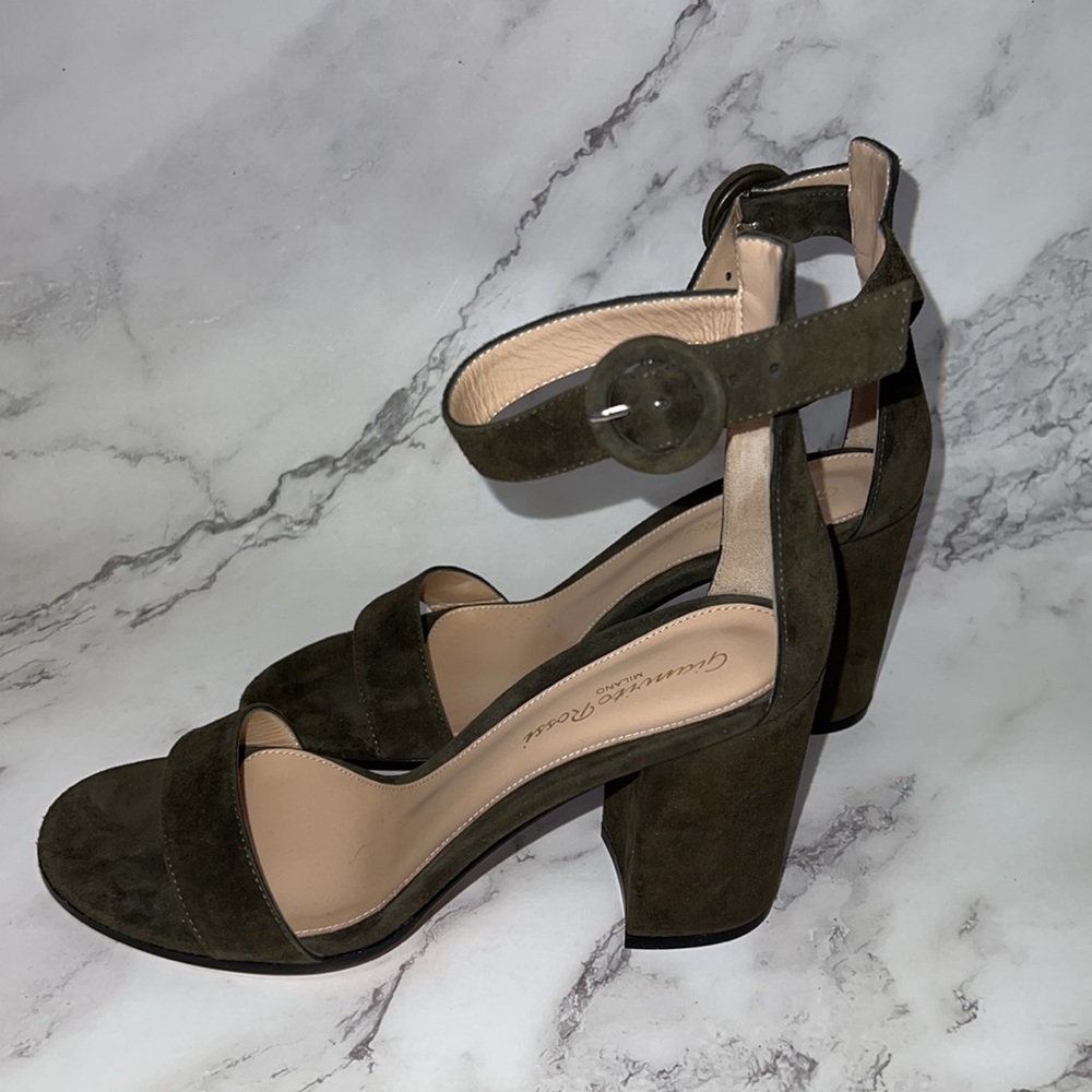 Gianvito Rossi Versilia Suede Sandals NWT!!!
